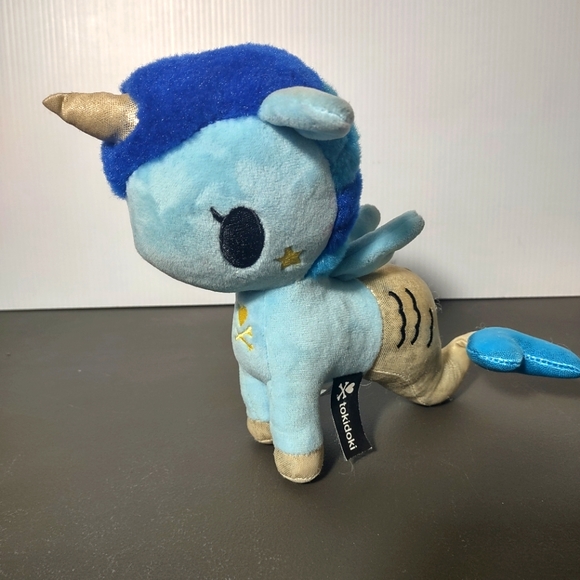 ✓Tokidoki Aurora 7.5" Corsica Mermicorno,Plush blue Multicolor - Picture 2 of 16
